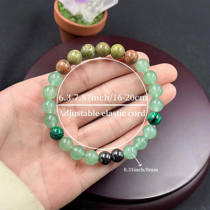 Women Multi-Gemstone Bracelet for Self-Improvement Lucky Gift Perfect for Those Seeking Self