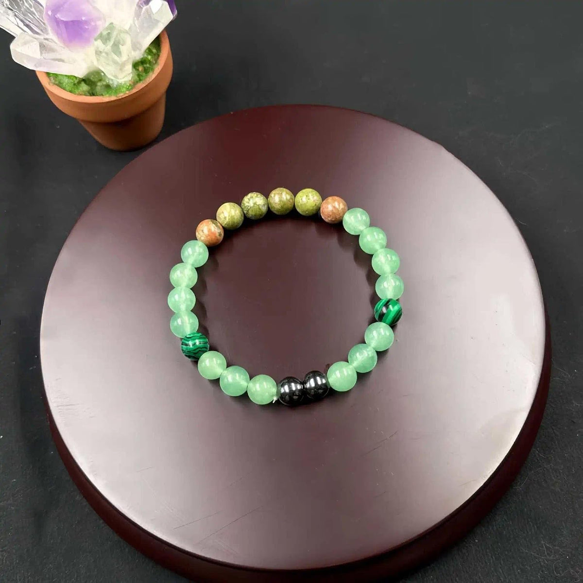Women Multi-Gemstone Bracelet for Self-Improvement Lucky Gift Perfect for Those Seeking Self