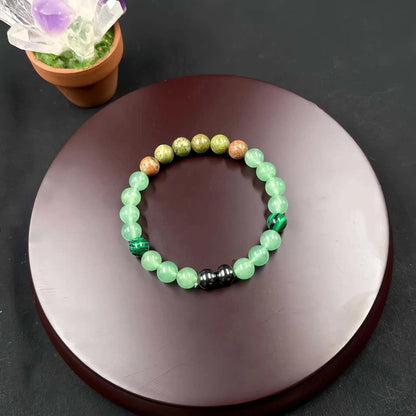 Women Multi-Gemstone Bracelet for Self-Improvement Lucky Gift Perfect for Those Seeking Self