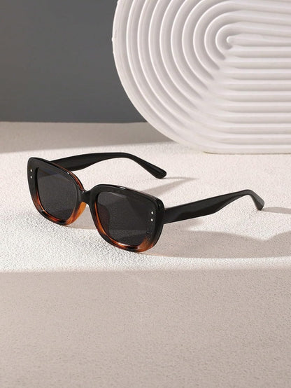 1 PC Women's Classic Square Fashion Sunglasses Casual Design Vintage For Outdoor