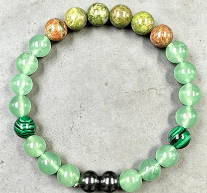 Women Multi-Gemstone Bracelet for Self-Improvement Lucky Gift Perfect for Those Seeking Self